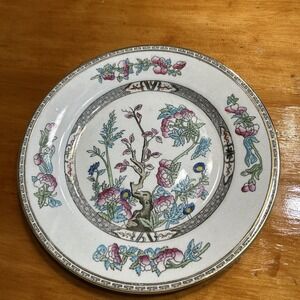 J&G Meakin Indian Tree Bread Plate Vintage Hanley England Ironstone 6.25"